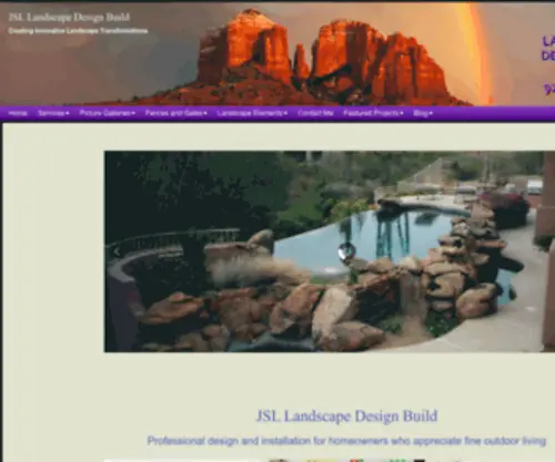 Sedonalandscapedesign.com(JSL Landscape) Screenshot