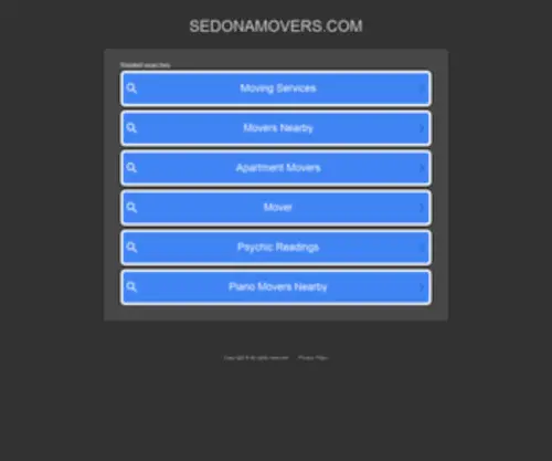 Sedonamovers.com(Sedonamovers) Screenshot