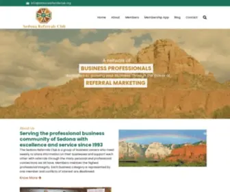 Sedonareferralsclub.org(Sedona Referrals Club) Screenshot