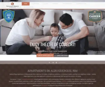 Sedonaridgeabq.com(Sedona Ridge Apartments) Screenshot