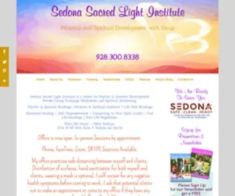 Sedonasacredlight.com(Sedona Sacred Light Institute) Screenshot