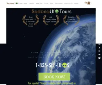 Sedonaufotours.com(Sedona UFO and Vortex Tours Sedona Arizona) Screenshot