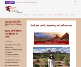 Sedonavedicastrology.com(Sedona Vedic Astrology Conference) Screenshot