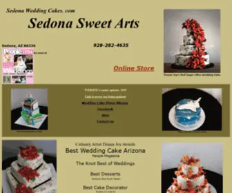 Sedonaweddingcakes.com(Sedona Wedding Cakes .com) Screenshot