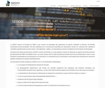 Sedoo.fr(Service de données de l'Observatoire Midi) Screenshot
