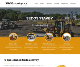Sedos.cz(Sedos stavby a.s) Screenshot