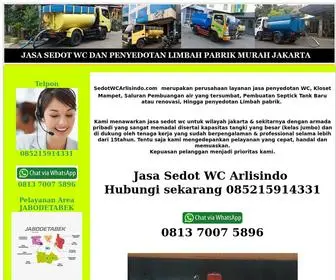 Sedotwcarlisindo.com(CV Arlisindo) Screenshot