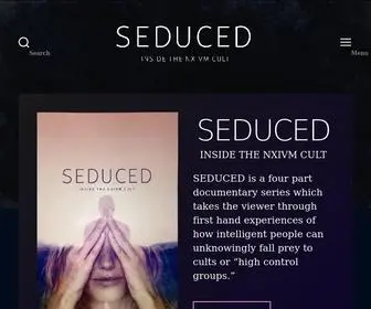 Seduceddocumentary.com(Inside the NXIVM cult) Screenshot