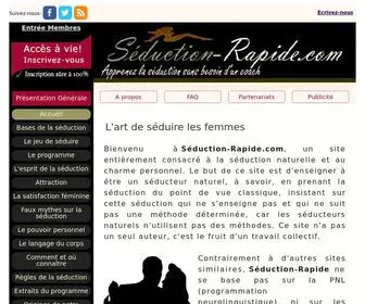 Seduction-Rapide.com(Comment draguer les femmes) Screenshot