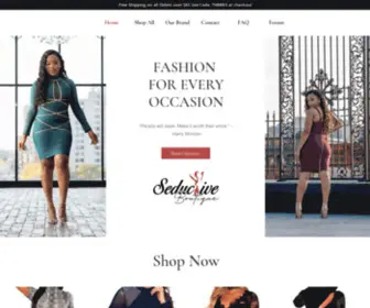 Seductive-Boutique.com(Womens Boutique) Screenshot