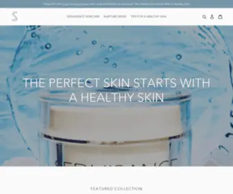 Seduisance.com(Seduisance Skincare) Screenshot