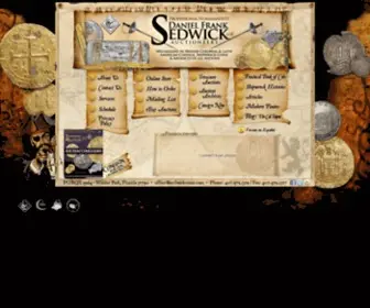 Sedwickcoins.com(Spanish Colonial & Latin American Coins by Daniel Frank Sedwick) Screenshot