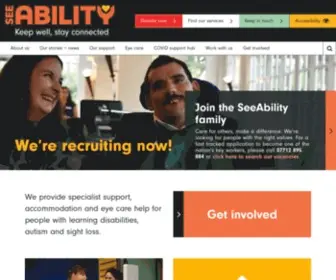 Seeability.org(Charity) Screenshot