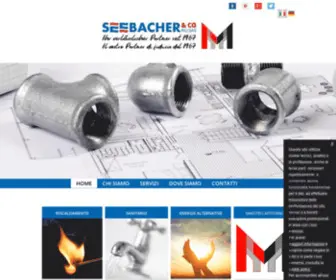 Seebacher-BZ.it(Azienda termoidraulica) Screenshot