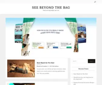 Seebeyondthebag.com(See Beyond the Bag) Screenshot