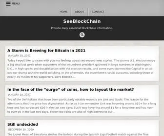 Seeblockchain.com(Blockchain) Screenshot