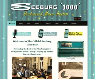 Seeburg1000.com(Seeburg 1000 Background Music Radio) Screenshot