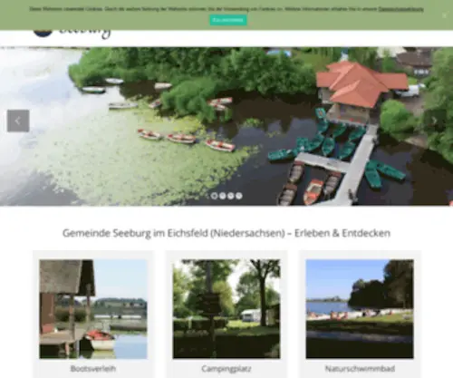 Seeburgersee.com(Gemeinde Seeburg) Screenshot