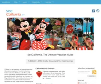 Seecalifornia.com(See California Vacation Travel Guide) Screenshot