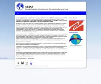 Seeci.net(Sociedad Española de Estudios de la Comunicación Iberoamericana) Screenshot