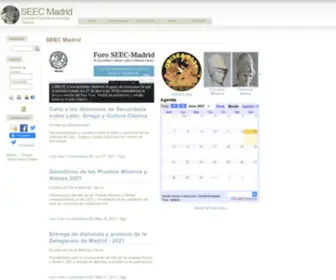 Seecmadrid.es(SEEC Madrid) Screenshot