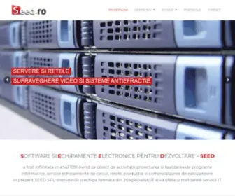 Seed.ro(Service Calculatoare si servicii IT in Bucuresti) Screenshot