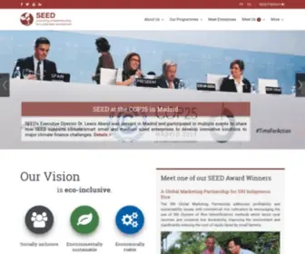 Seed.uno(Promoting Entrepreneurship for Sustainable Development) Screenshot