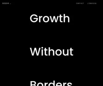 Seed9.io(Growth Without Borders Our mission) Screenshot