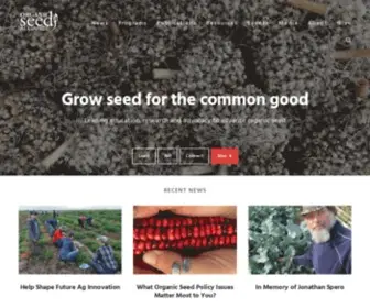 Seedalliance.org(Organic Seed Alliance) Screenshot