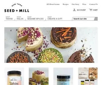 Seedandmill.com(Artisanal halva) Screenshot