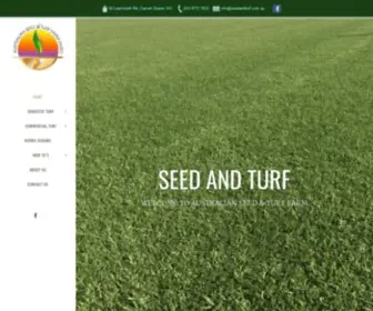 Seedandturf.com.au(Instant Turf and Lawn Supplier in Melbourne) Screenshot