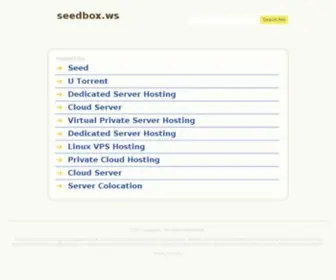 Seedbox.ws(Your Internet Address For Life) Screenshot