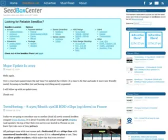 Seedboxcenter.com(Seedbox) Screenshot