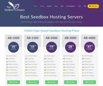 Seedboxco.com(Best Seedbox Hosting) Screenshot
