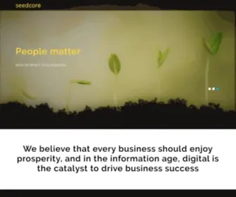 Seedcoregroup.com(Seedcore group) Screenshot