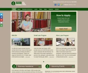 Seedcorp.com(South Eastern Economic Development (SEED) Corporation) Screenshot