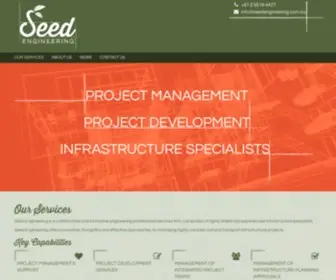 Seedengineering.com.au(Project Management) Screenshot