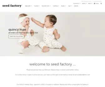 Seedfactoryatlanta.com(Children's clothing) Screenshot