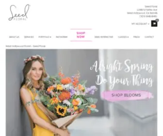 Seedfloral.com(West Hollywood Florist) Screenshot