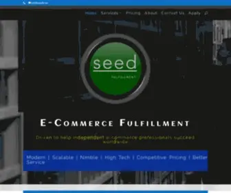 Seedfs.net(Warehouse Fulfillment) Screenshot