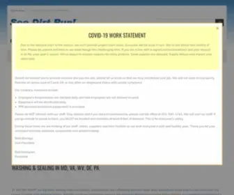 Seedirtrun.com(Log Home Restoration) Screenshot