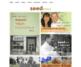 Seedkitchen.com(Venice, CA) Screenshot