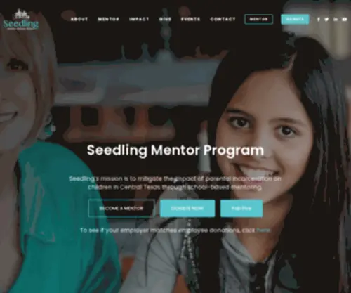 Seedlingmentors.org(Seedling Mentor Program) Screenshot