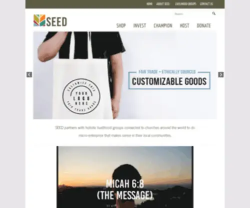 Seedlivelihood.org(SEED) Screenshot