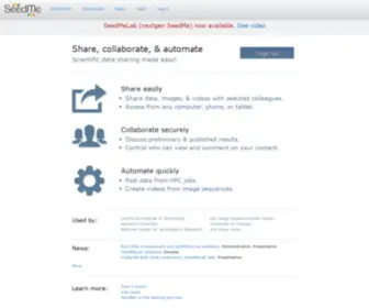Seedme.org(Seedme) Screenshot