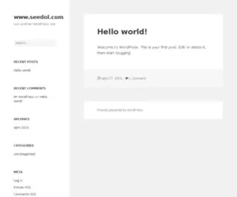 Seedol.com(Forsale Lander) Screenshot