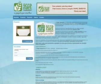 Seedpaper.com.br(Seed Paper) Screenshot