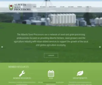 Seedprocessors.ca(Alberta Seed Processors) Screenshot