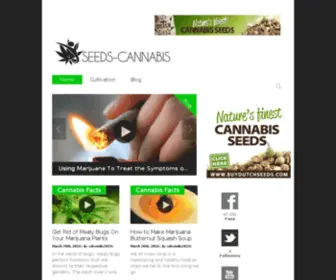 Seeds-Cannabis.com(Seeds Cannabis) Screenshot