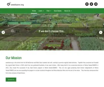 Seedsave.org(seedsave) Screenshot